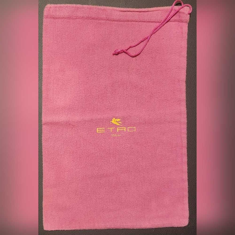 Etro Pink Drawstring Bag